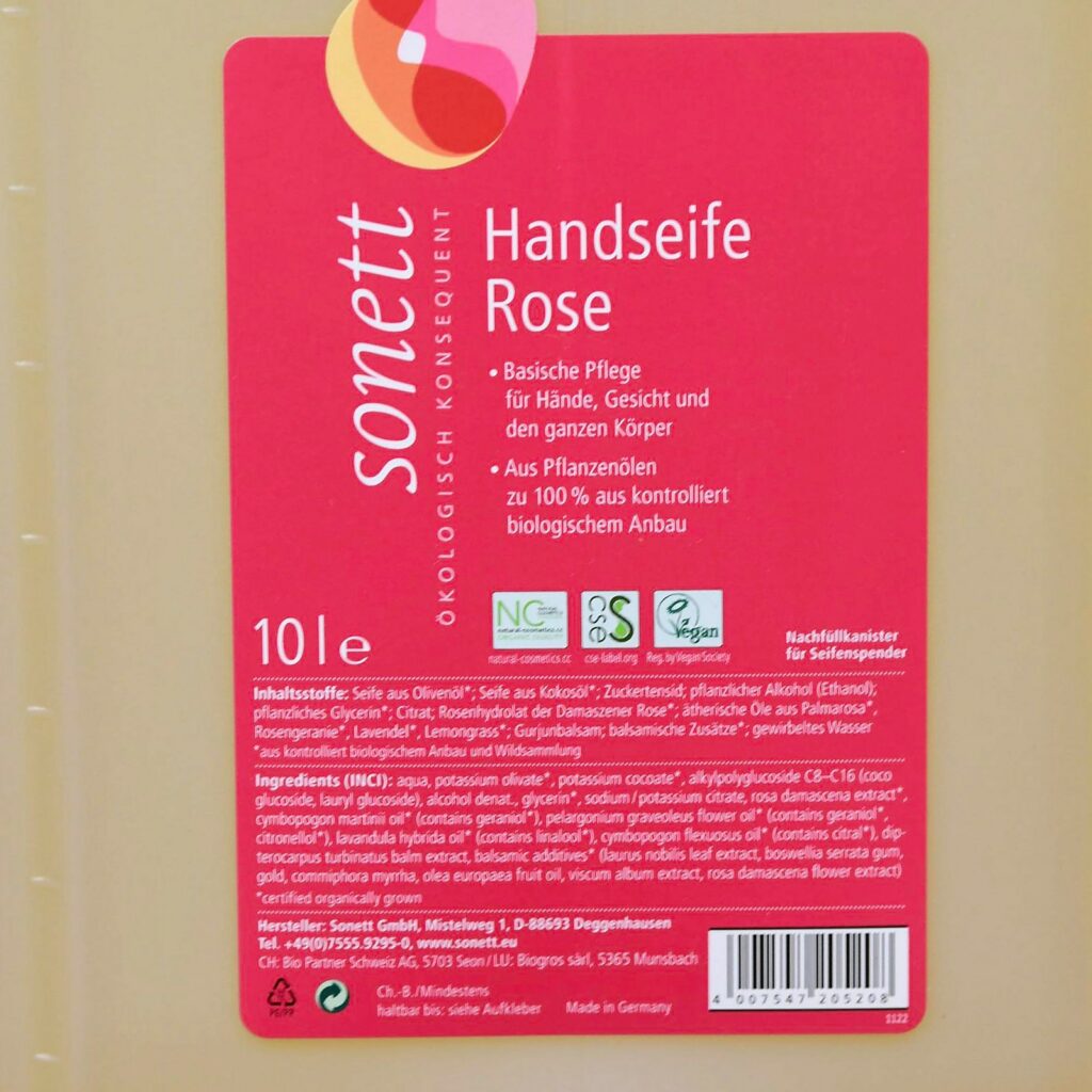 Sonett Handseife Rose